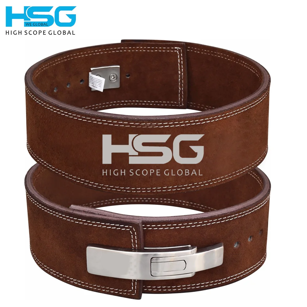 Gym Training Weightlifting Belts 10mm Leather Powerlifting Belt Lever 13mm Weight Lifting Belts