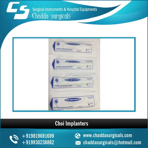 Ведущий оптовый продавец самый продаваемый пластиковый корпус с иглами из нержавеющей стали имплантеры Choi от индийского экспортера