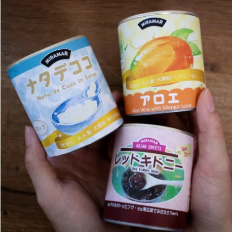 Nata De Coco с 100% пресной кокосовой водой для чая Boba