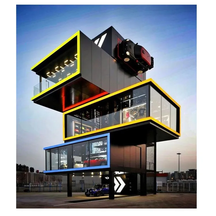 OEM Fashion Design House Prefab  Call Booth Sound Proof Prefab Homes House  Office Telephone Booth For Sales Log Cabin Kits