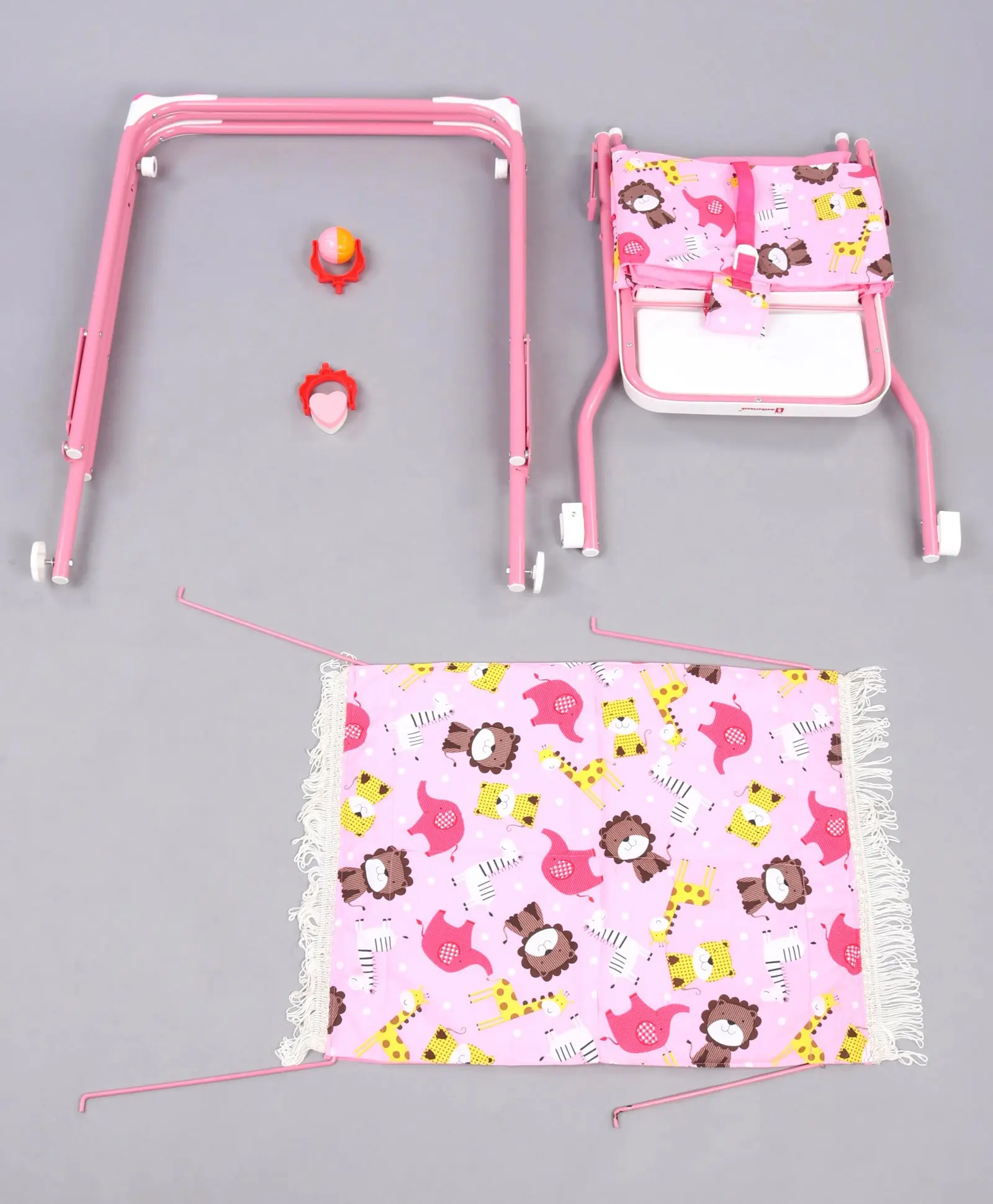 Популярные высококачественные детские качели для улицы садовые розового цвета по оптовой цене подходят детей от 6 до 36 месяцев