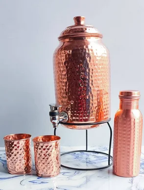 Copper Dispenser kill all microorganisms molds,fungi, algae bacteria, present in Water and Harmful to body in Wholesale Price