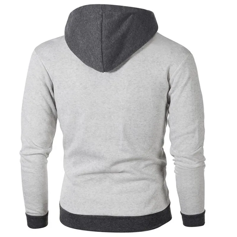 Custom Men Hoodie with Zipper Best Price Hoody New Customization High Quality Light Weight Contrast Hood Zip up Sleeveless Plain