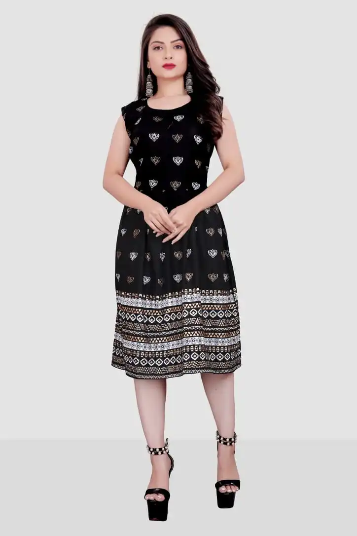 Индийская Женская Одежда Kurtis туника с ручным принтом хлопковая Курта повседневная одежда для женщин