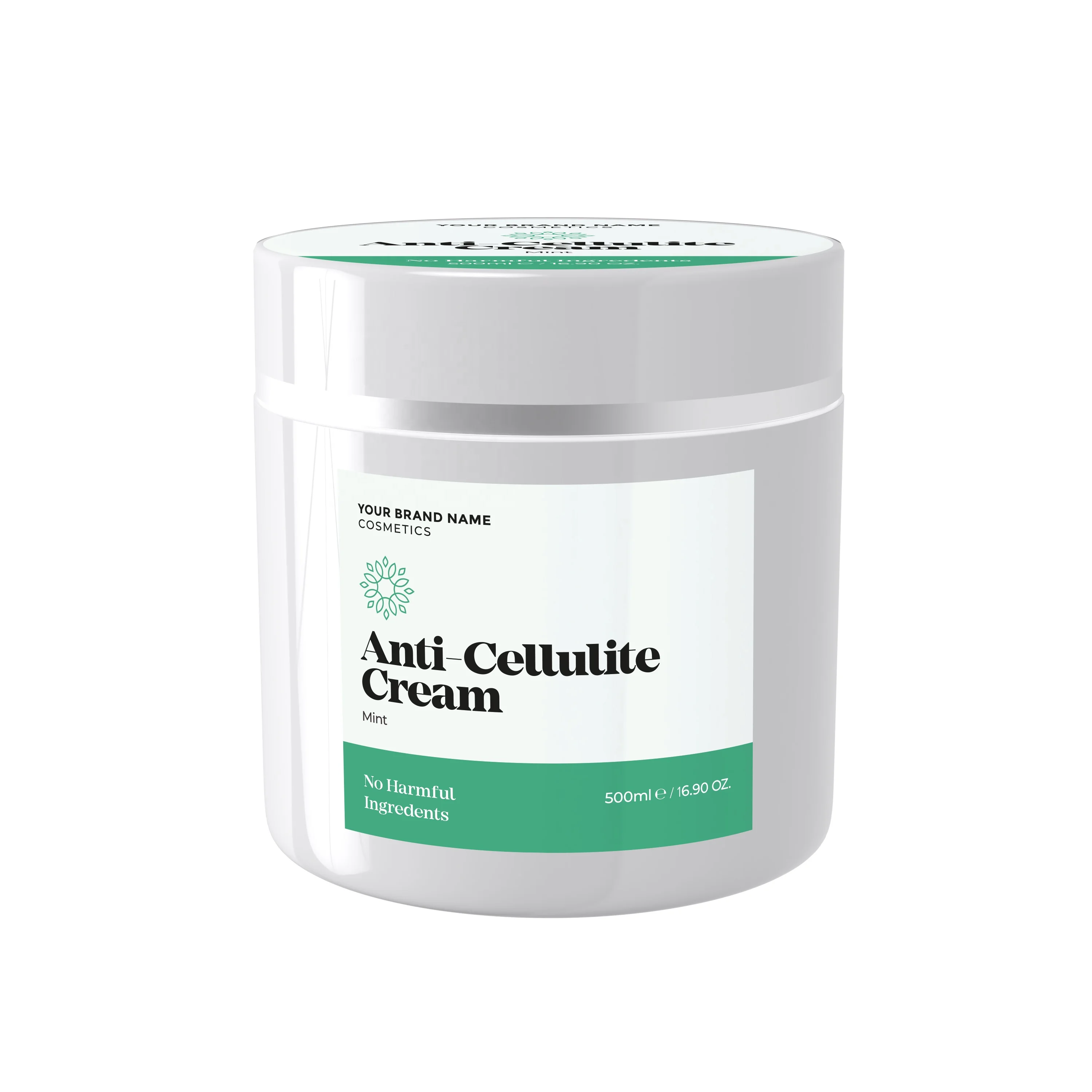 Anti Cellulite Cream With Mint | Natural Product | Private Label | Wholesale | Bulk | Custom Formula