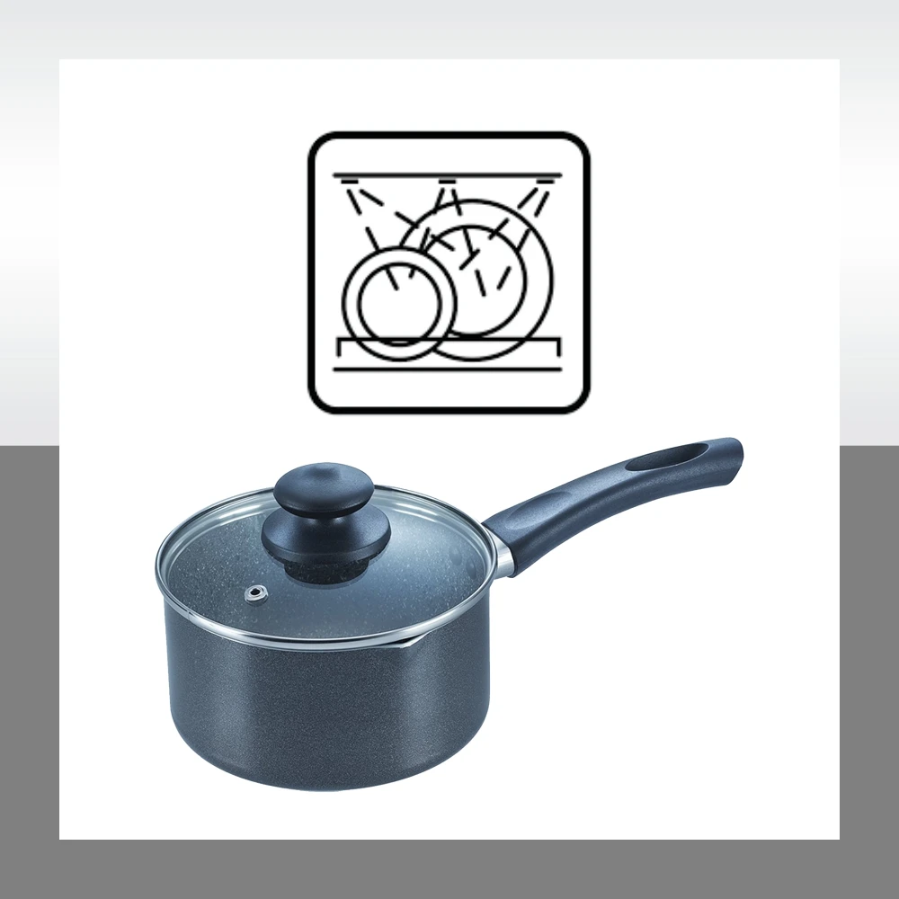 Prestige Omega Deluxe Granite Milk boiling Pan sauce pan 180 mm with Lid