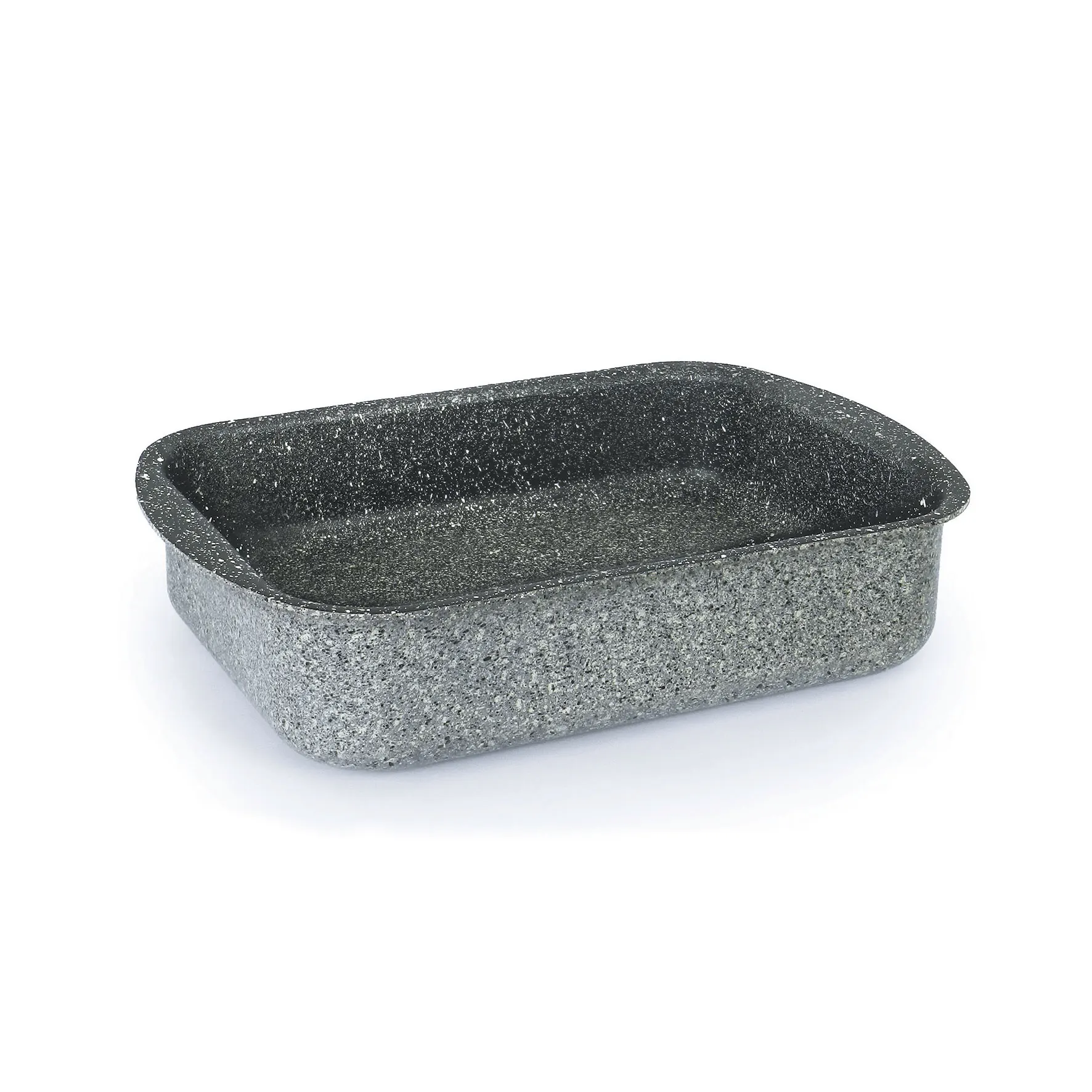 Italian hot sale aluminum non stick rosting pan with granite effect for oven cooking