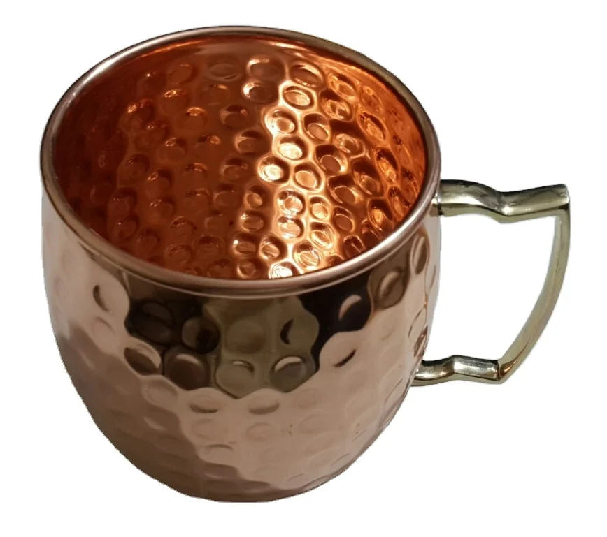 Copper Mug With Traditional Designing