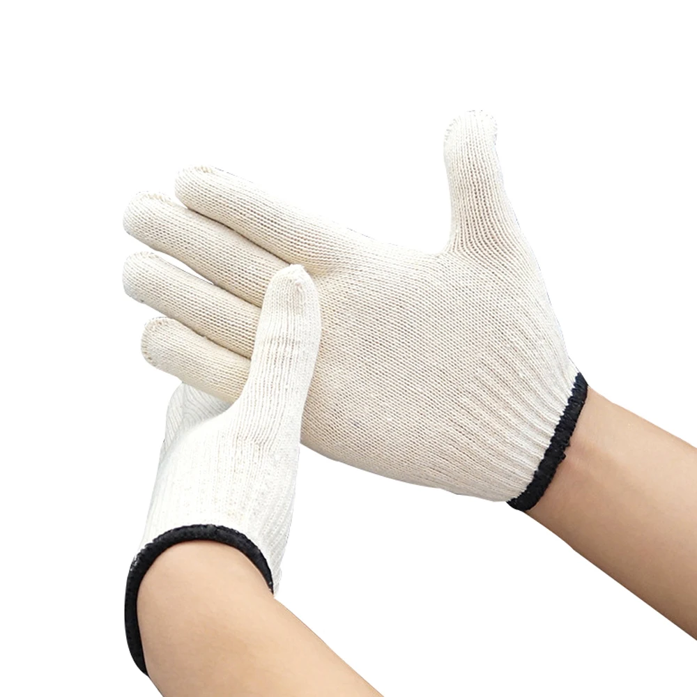 2021 New Design Knitted Cotton Coating Safety Gloves Wholesale Good Quality Cotton Gloves