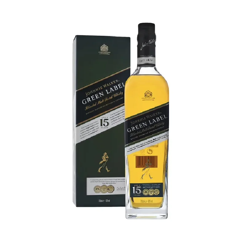 Johnnie Walker Green Label 15 Years 70cl Glenfiddich Jameson Caskmates 70cl Johnnie Walker Black Label