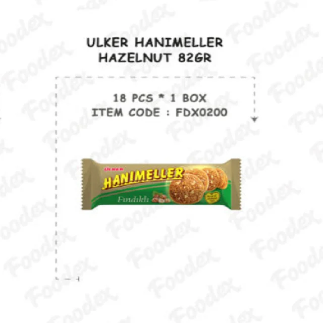 ULKER HANIMELLER лесной орех 82 г * 18 штук 1 коробка лучшая оптовая цена готовые к экспорту пищевые закуски