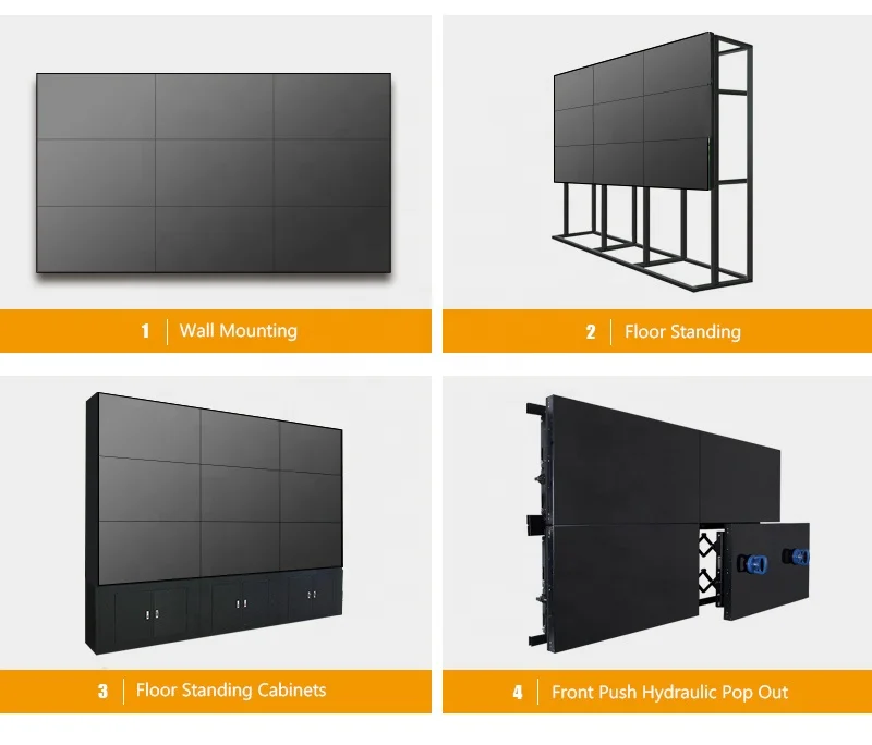 46 дюймовый супер тонкий дисплея рекламы lcd видео стена