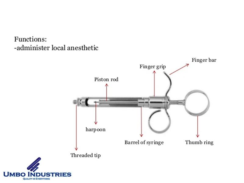 
Dental Aspirating Syringe Dental Instruments Stainless Steel Brass Nickel Chrome 1.8ml And 2.2ml 