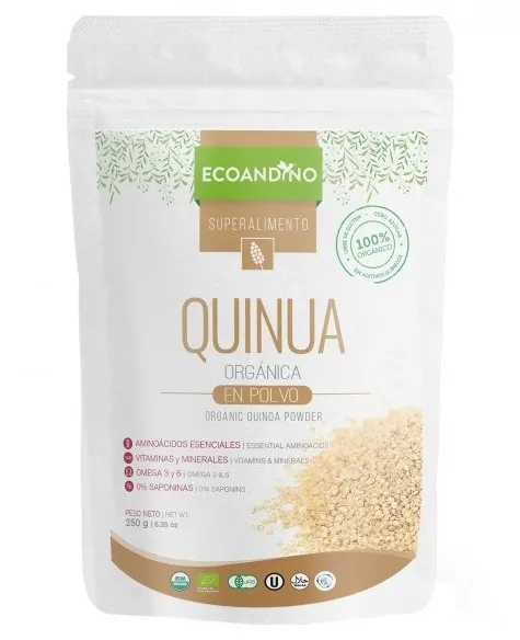 250 г перуанская Здоровая пища с высоким содержанием белка, органический порошок Quinoa