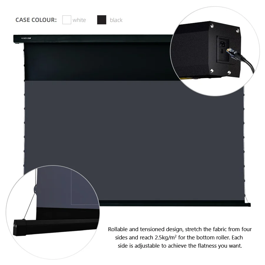 SCREEN PRO 120 Inch 16:9 UST ALR Motorized projector screen for Home cinema