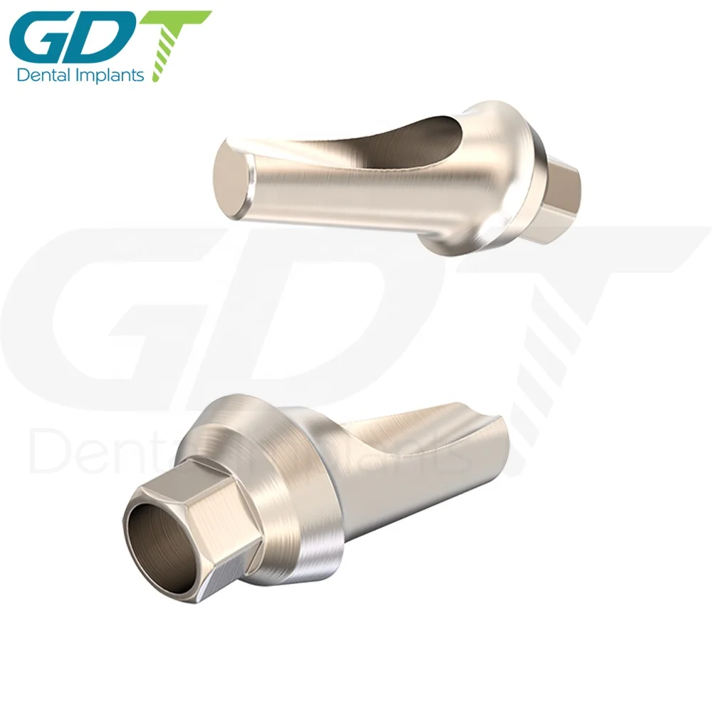 Titanium Anatomic Angulated Abutment 15 degree Internal Hex Connection, Dental Implant