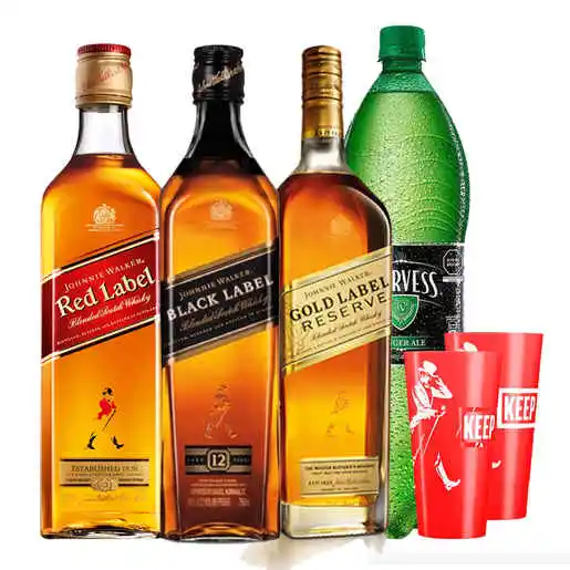 JOHNNIE WALKER BLACK LABEL WHISKY 750ML /Red Label/Double Black whiskey