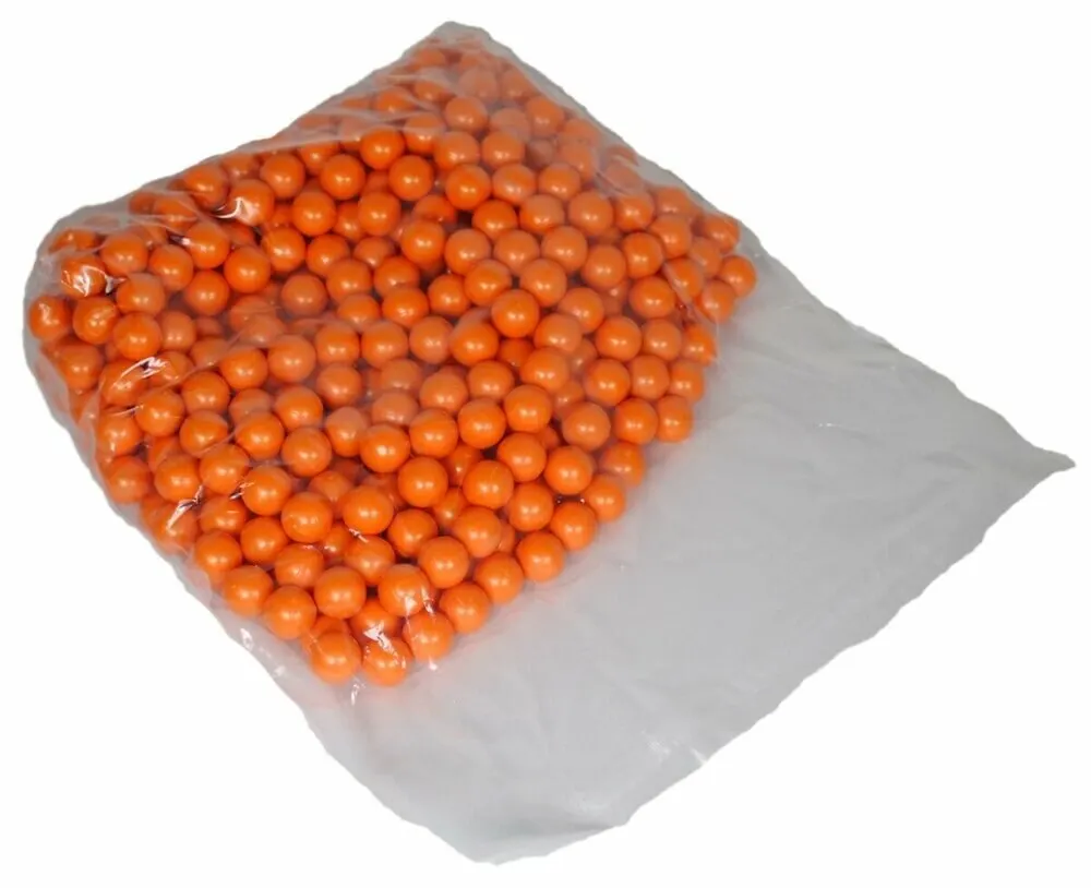 
Orange Shell/ Orange Fill Shop4Paintball - .68 Caliber Scenario/General Play Paintballs - Orange Crush 2000 Rounds 