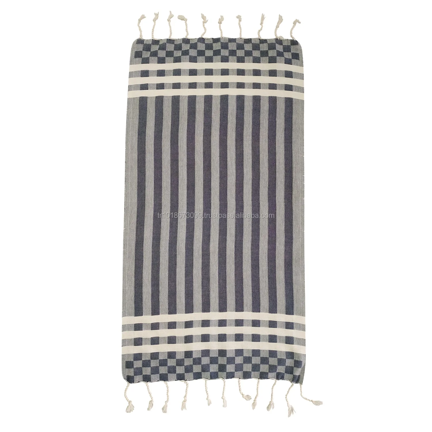 Peshkir Baklava Peshtemal Kitchen Turkish Hand Towel 45x90cm Blue Made