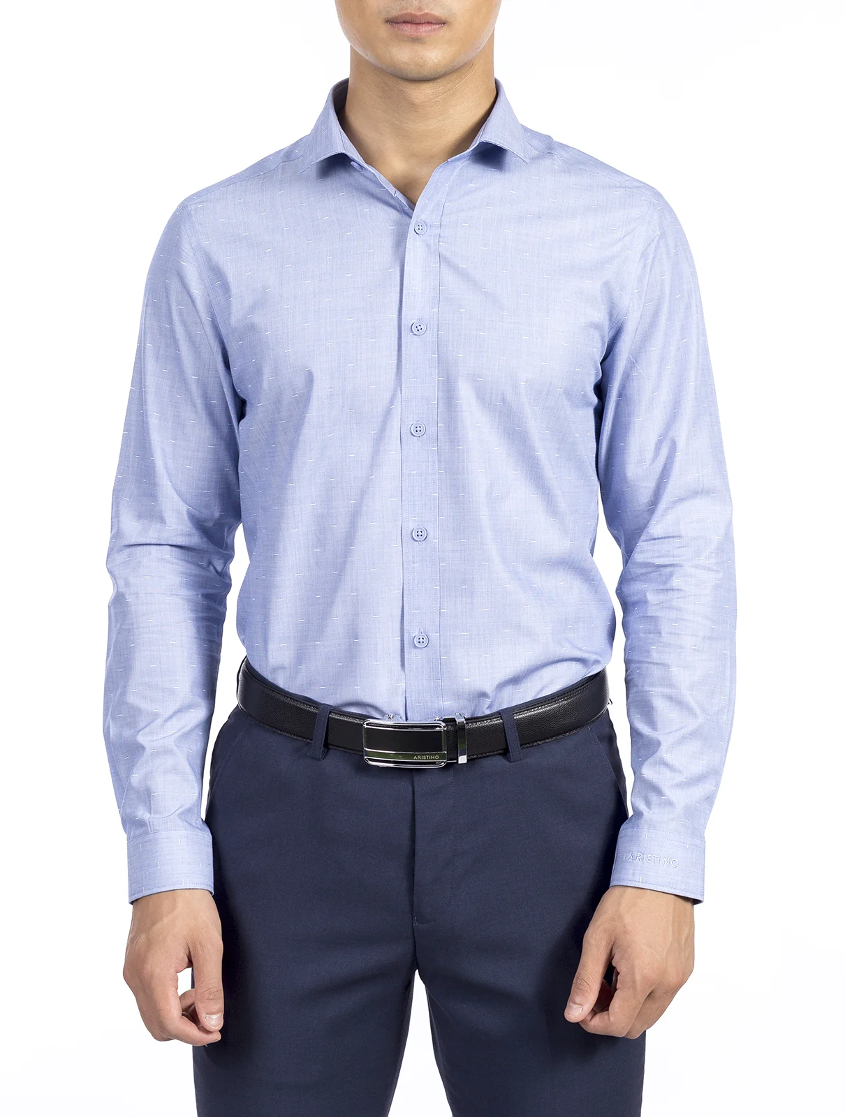 Мужская классическая рубашка с длинным рукавом, от оригинального поставщика