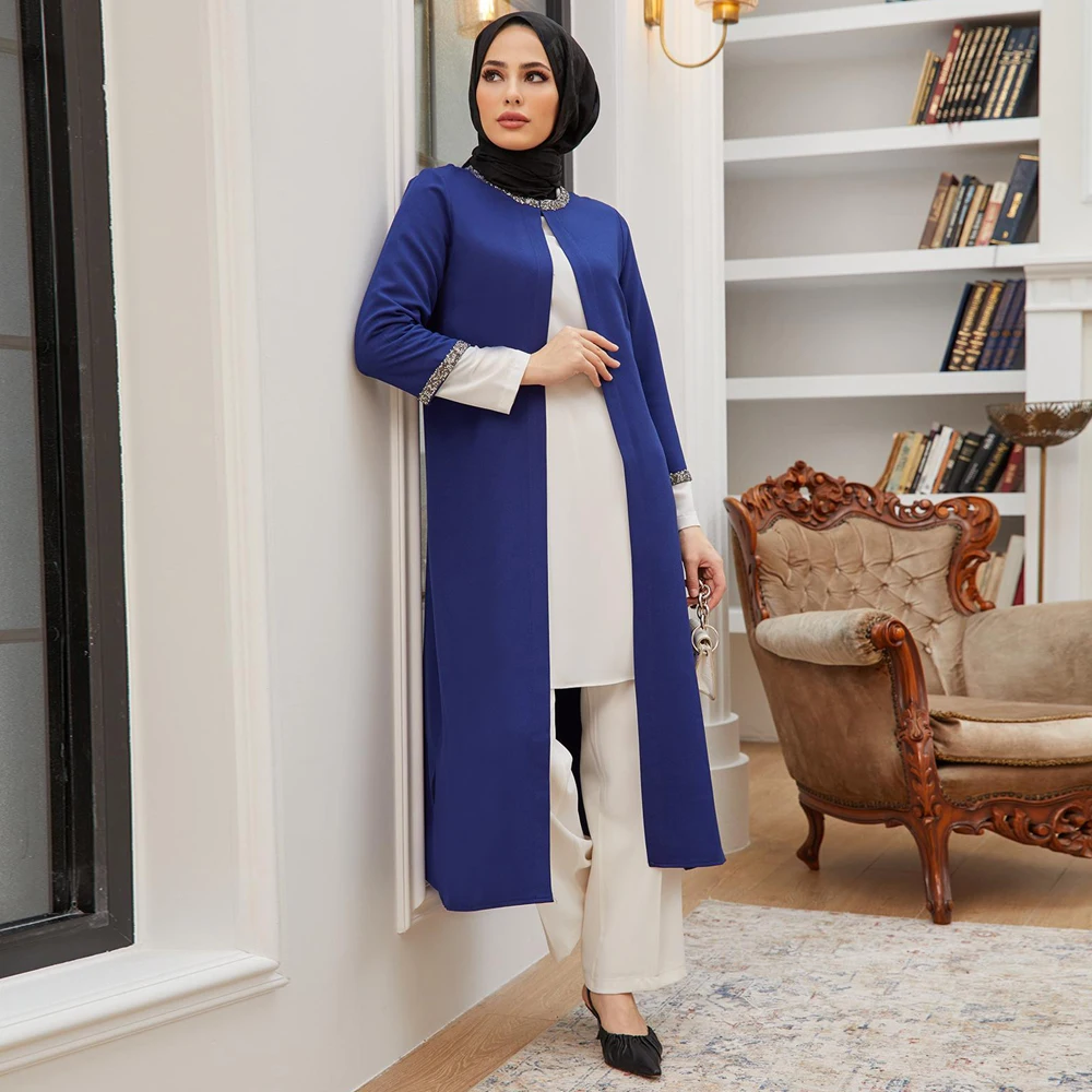Summer Casual Abaya 2024 Spring Wholesale Islamic Clothing Top Quality Nice Look Ladies Manufacturer Plus Size Full Women High