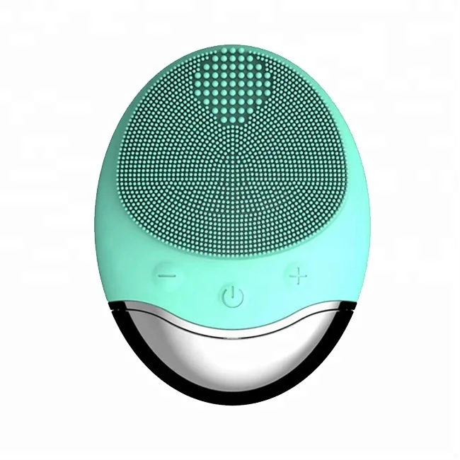  Amazon hot one электрическое очищающее средство для лица глубокое очищение ультразвуковая силиконовая щетка очищения