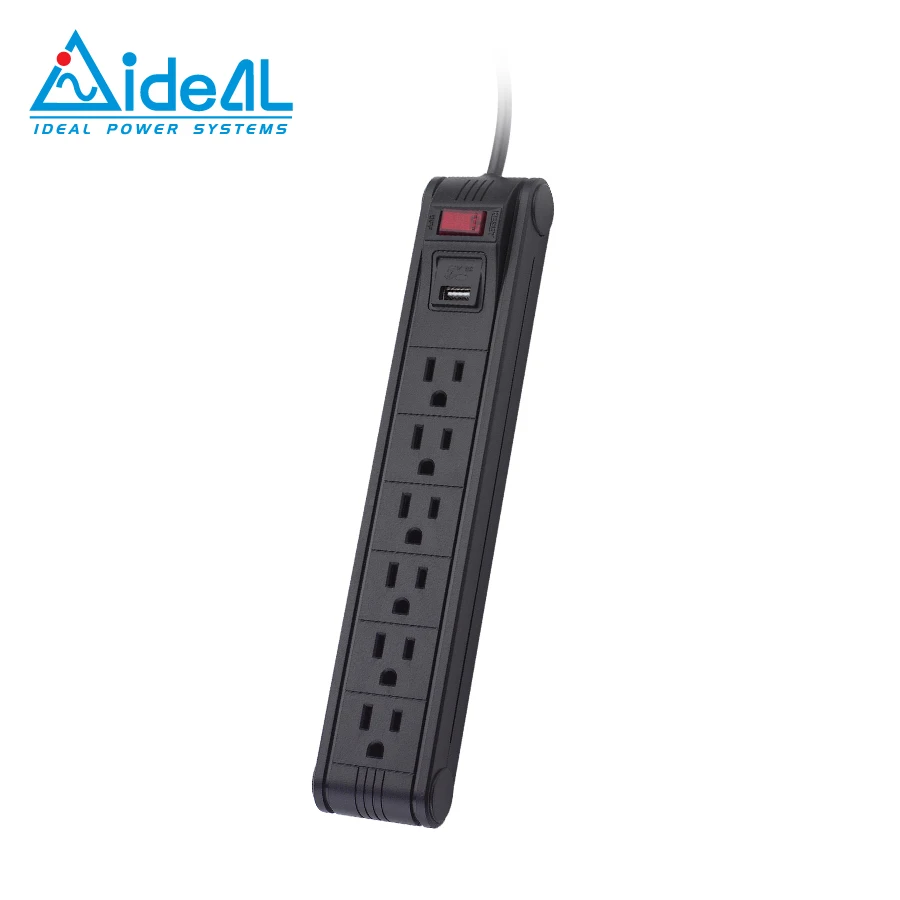 Компактное и красочное Зарядное устройство USB I-221U-10A Защита от перенапряжения/удлинитель