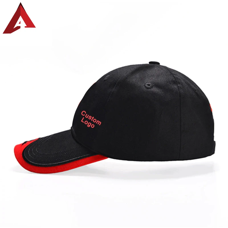 structured Bear Embroidery Baseball Cap a Frame Hat with Custom Logo with Good Quality Good