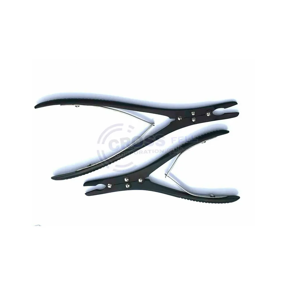 Pakistan Manufacture Ruskin Rongeur Forceps Straight Double Action Bone Cutting Rongeurs
