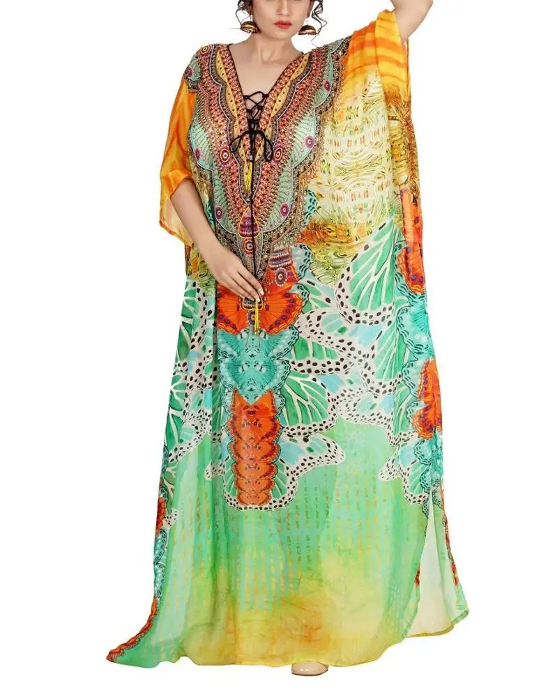 
silk kaftan 