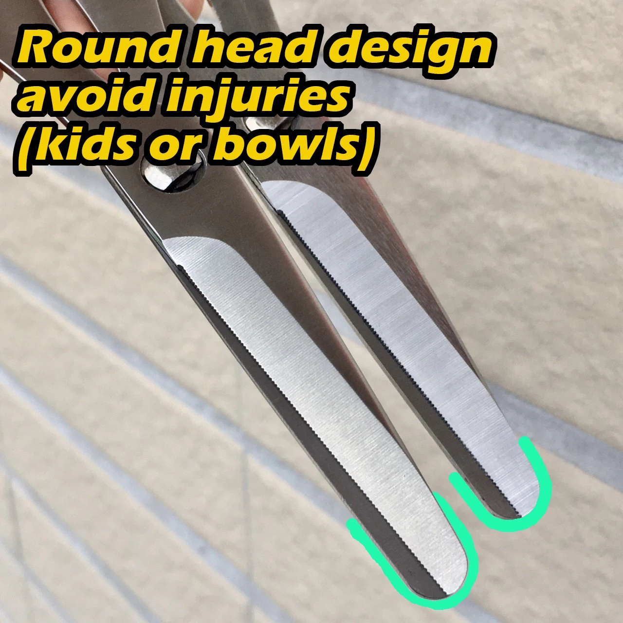 Новое поступление съемные ножницы для еды детей и старших возрастов l 420 J2 нержавеющая сталь Легко носить нарезать еду на мелкие кусочки