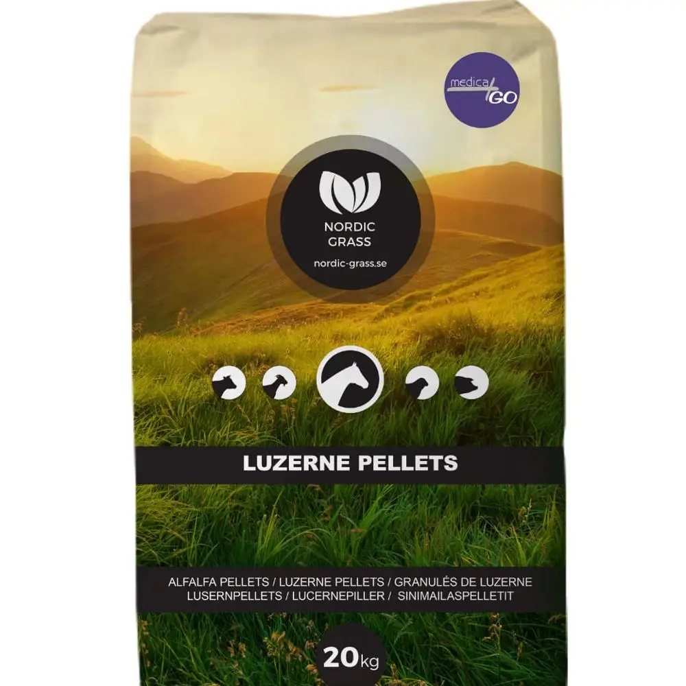 Alfalfa pellets high protein production animal feed