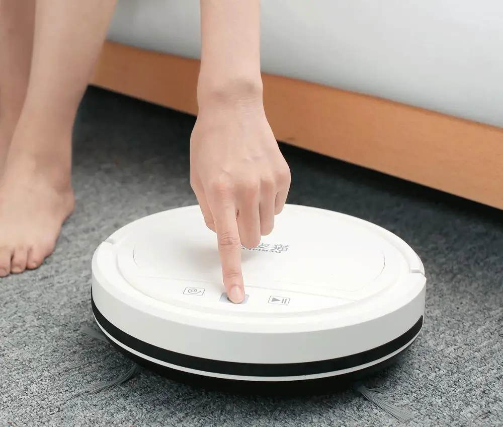 
Smart Vacuum home Cleaning robot Helper Battery Operated Sweep Robotic Vacuum Cleaner 