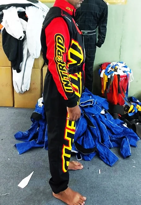 Digitally sublimation printed Karting suit go kart racing suit for Adults and Children