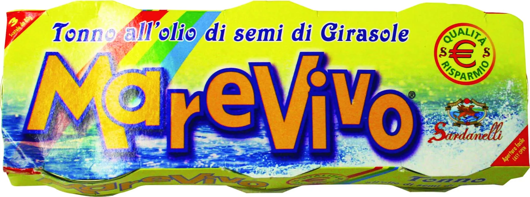 
ITALIAN TUNA, 3x80g Fish Canned Oil 