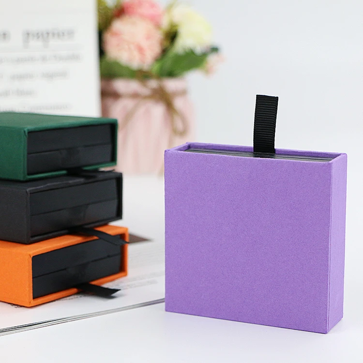 2022 Wholesale Custom Logo  printed storage Box Jewelry Luxury Transparent Jewellery Gift Packaging Boxes