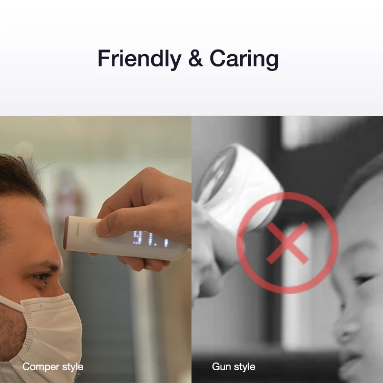 
high-quanlity comper hand thermometer infrared thermometer manufacturers non contact and contact thermometer 