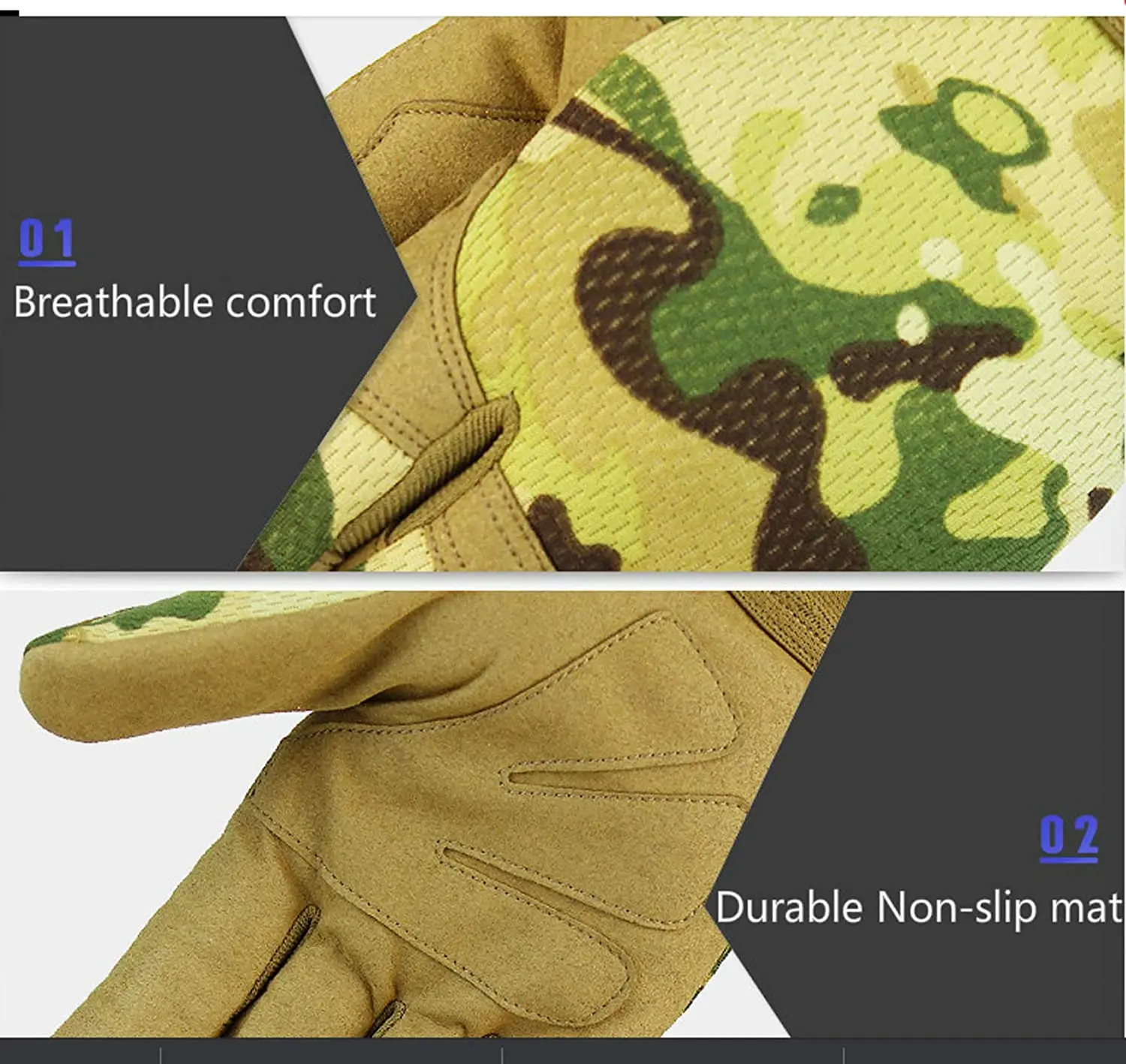 Latest Law enforcement officer Tactical Rappelling Shooting Gloves Full Finger Assault Police Military Gloves