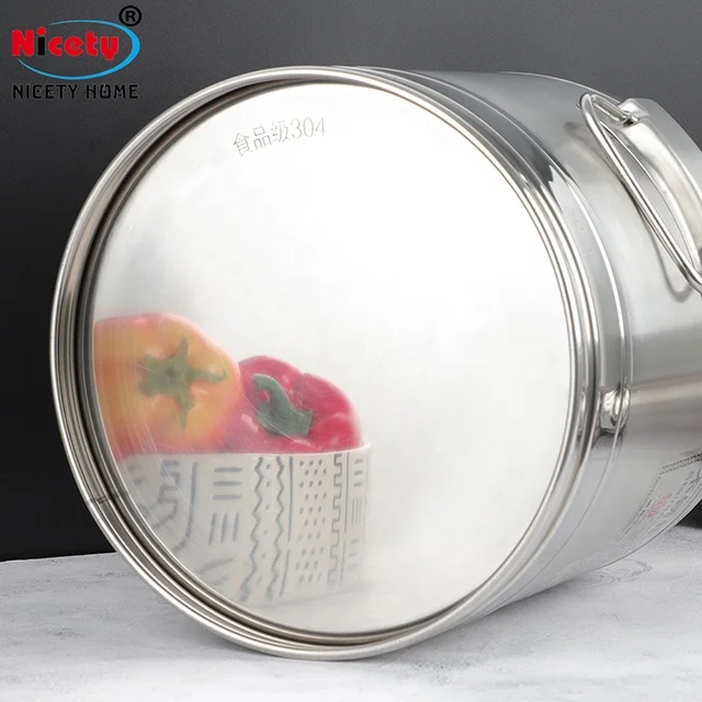  Nicety Stainless Steel 304 Wholesale Leak Proof Big Capacity Milking Pail Milk Bucket