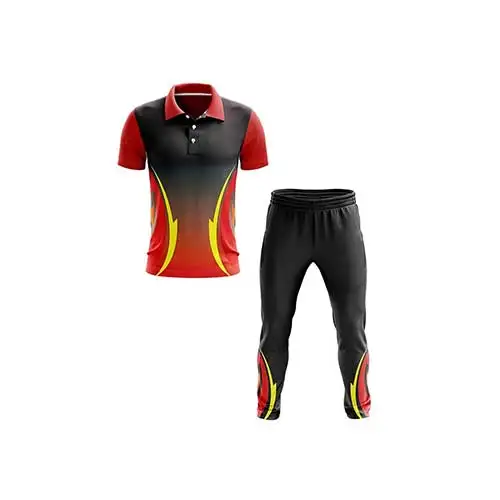Latest Design 100% Polyester Cricket Jersey and Pant Cheap Price Cricket Uniform made in Pakistan
