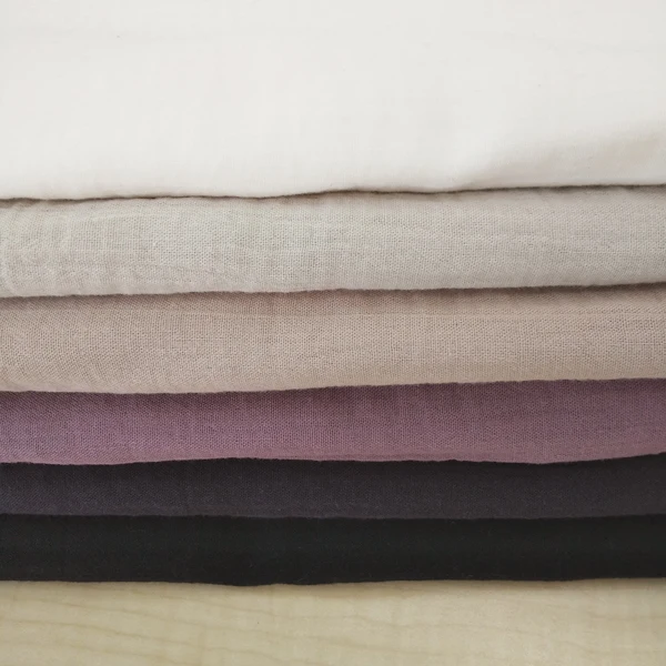 
OJ32174 ORGANIC COTTON WHITE AND DYED DOUBLE CLOTHES 