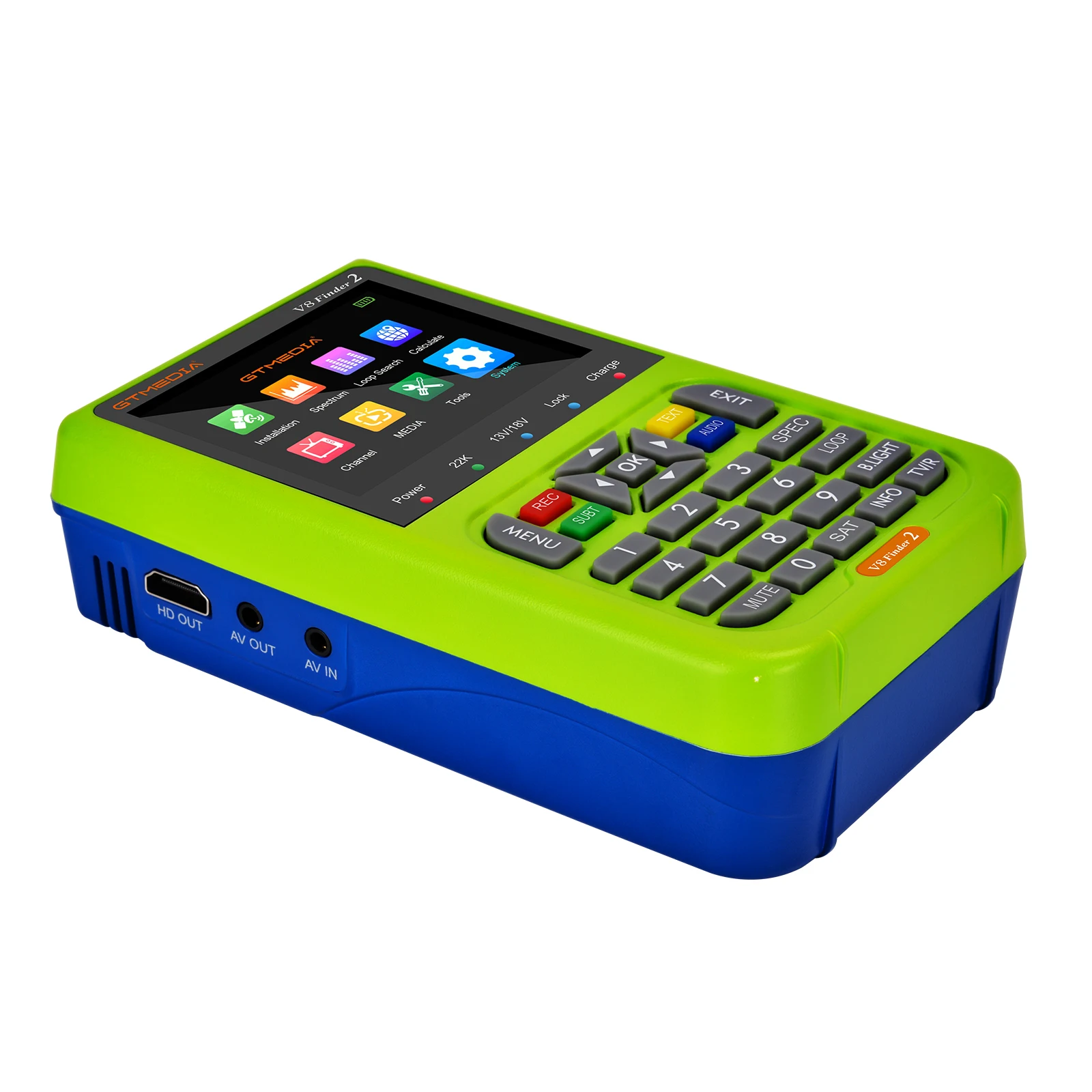 New GTMEDIA V8 Finder 2 SatFinder Digital Satellite Finder DVB-S/S2/S2X H.264 1080P HD Receptor TV Signal Receiver Sat Decoder