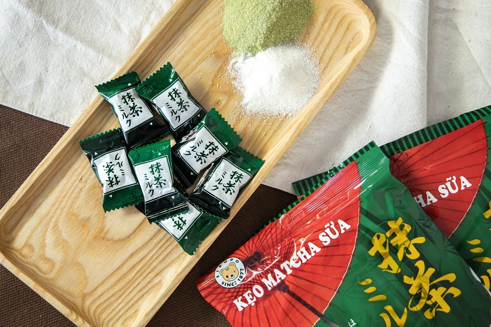 
Best Selling Milk Matcha Candy for Sale 