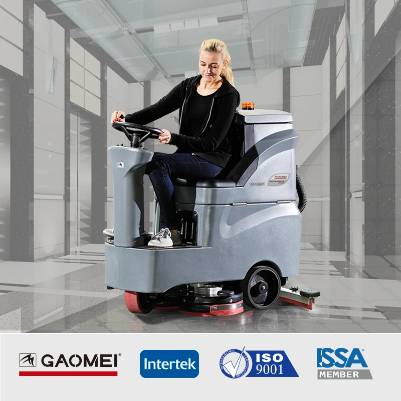 Automatic floor cleaning machine , ride on floor scrubber dryer GM-MINI with best quality