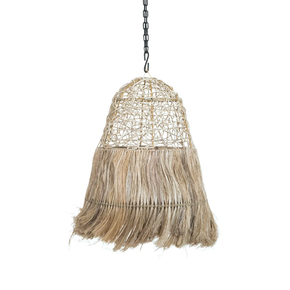 Экологически чистый светильник ручной работы банан с бахромой