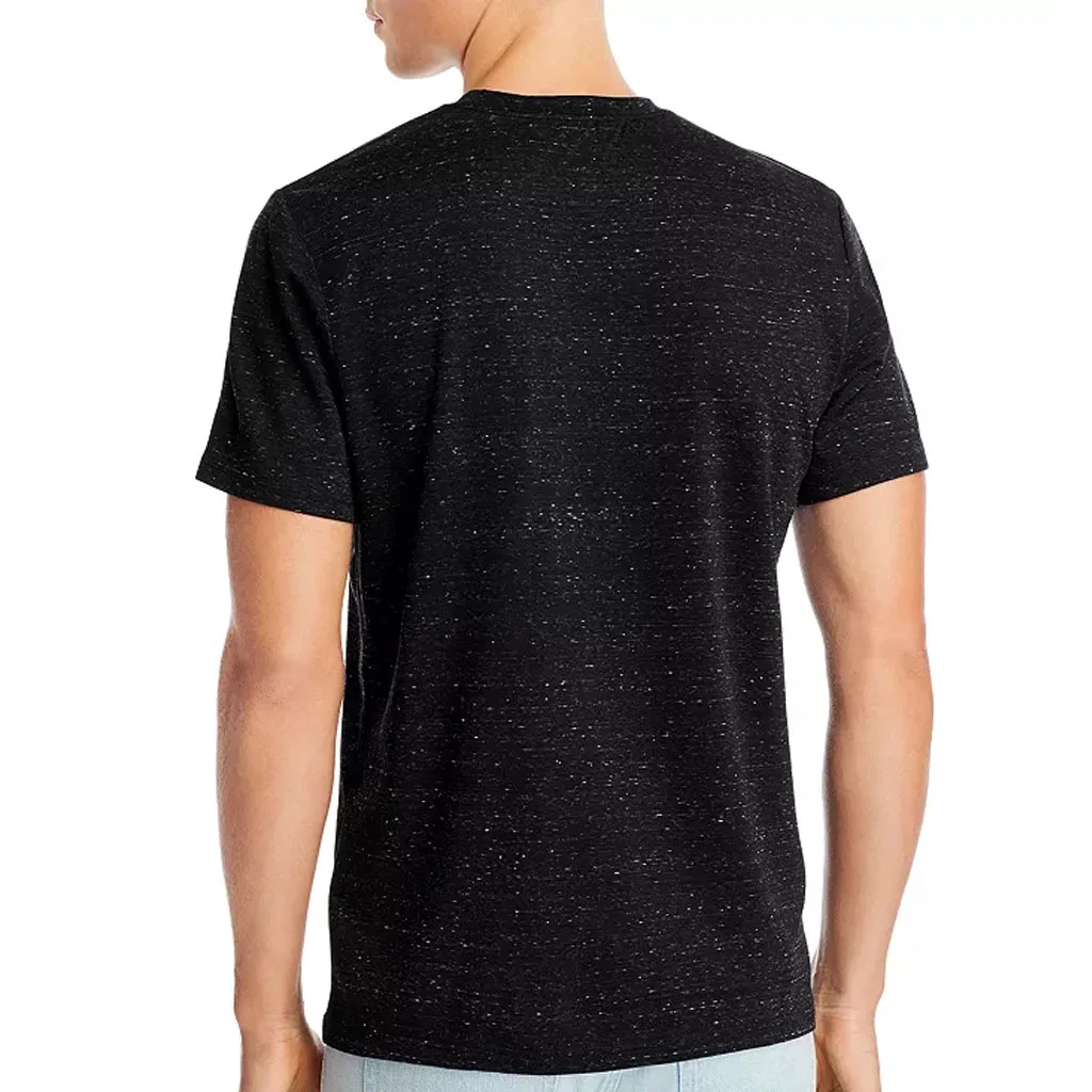 Мужская футболка с короткими рукавами темно-синяя из 100% хлопка летний сезон