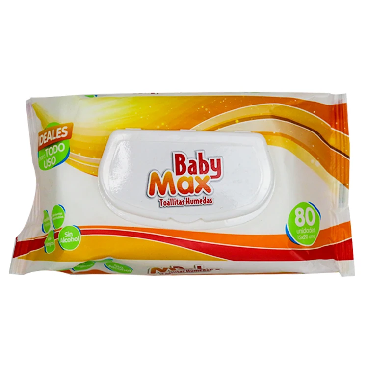 OEM Factory Private Label Wholesale Raw Material Organic Toliet biodegradable Baby Wet water Wipes custom labeling