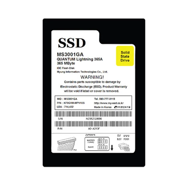 Разумная цена, медицинский формат, размер блока, Преобразованный твердотельный накопитель SSD IDE, Сделано в Корее