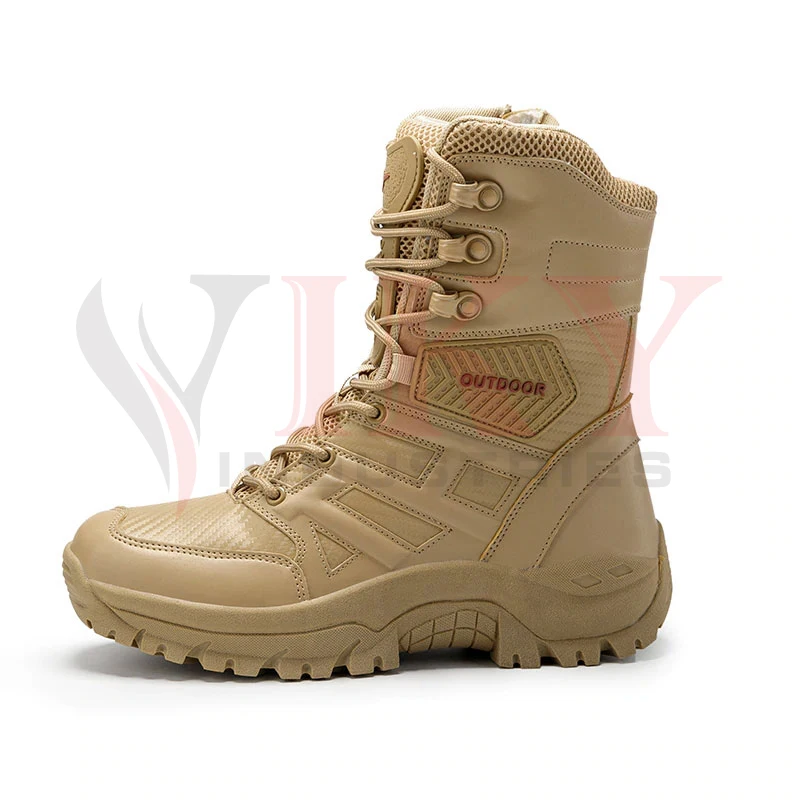 
High Top Tactical Boots Men Shoes Waterproof Hiking Shoes Outdoor Hunting Boots Mountain Shoes Man Desert Combat Military Boots  (1600178170521)