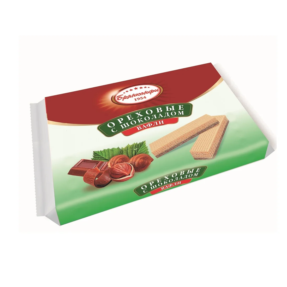 Wholesale Waffles NUTS & CHOCOLATE Crispy Wafers With Delicate Chocolate-Nut Filling 1/45